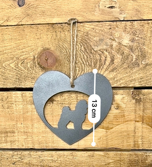 Cockapoo dog love heart 