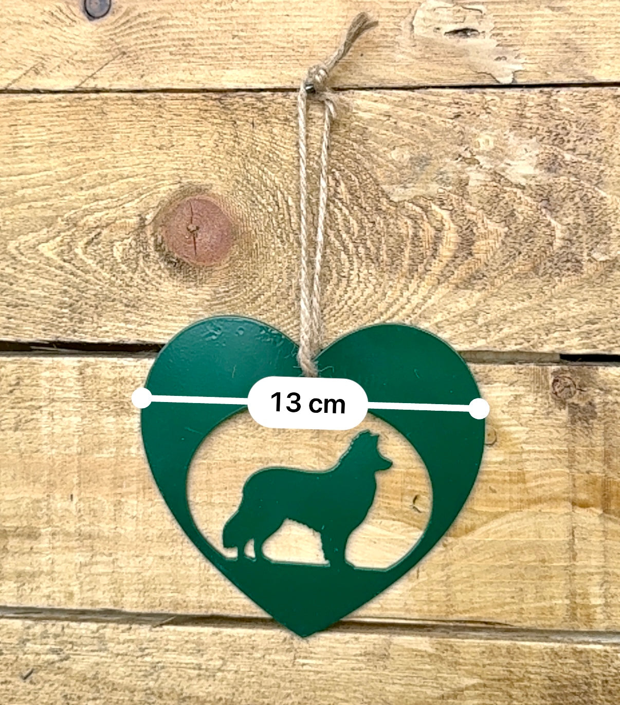 Border collie dog love heart ￼