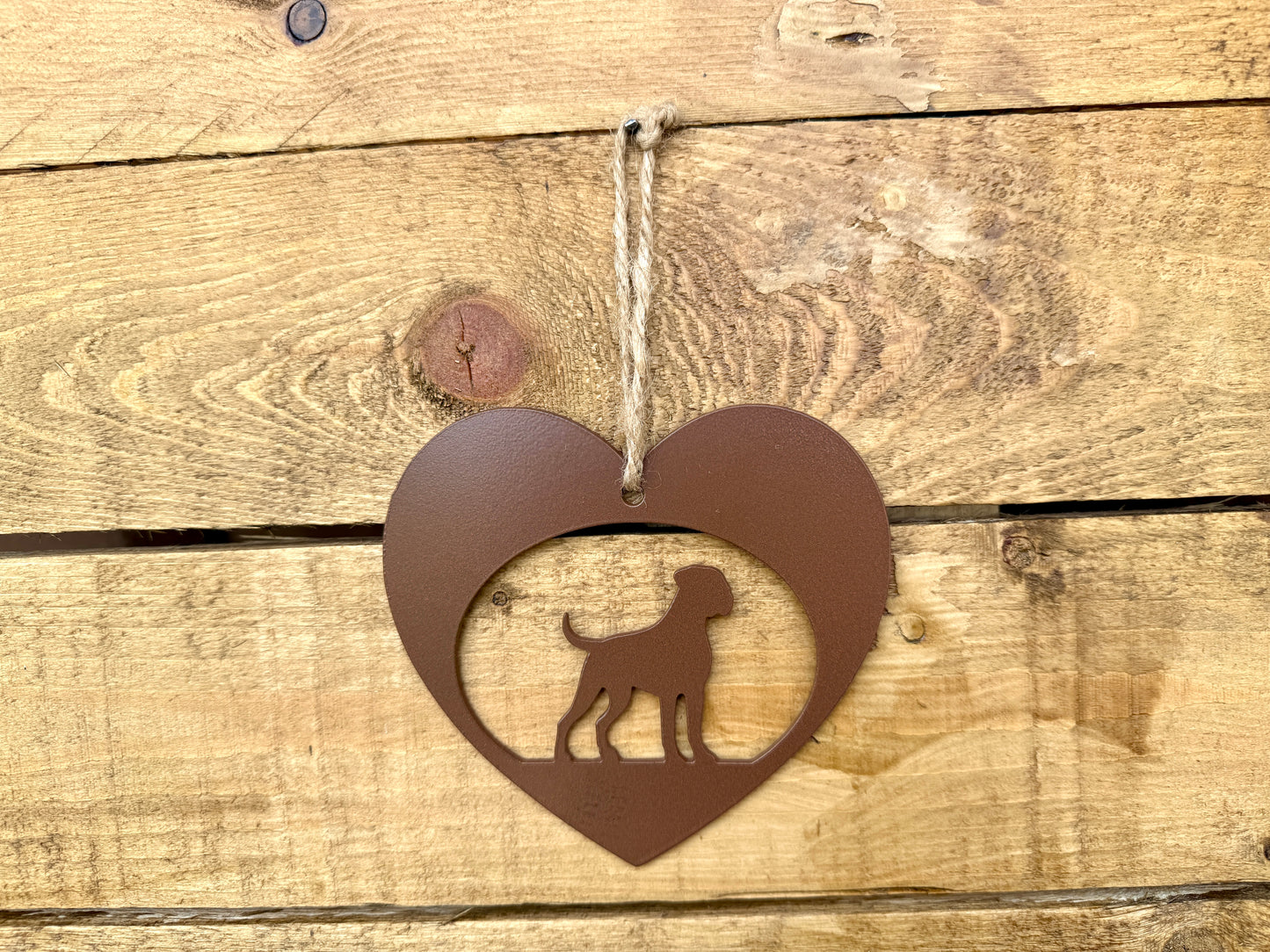 Boxer love heart