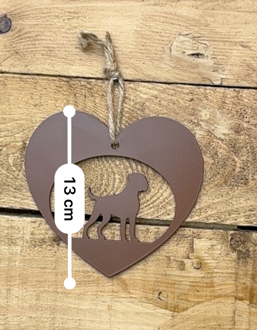 Boxer love heart