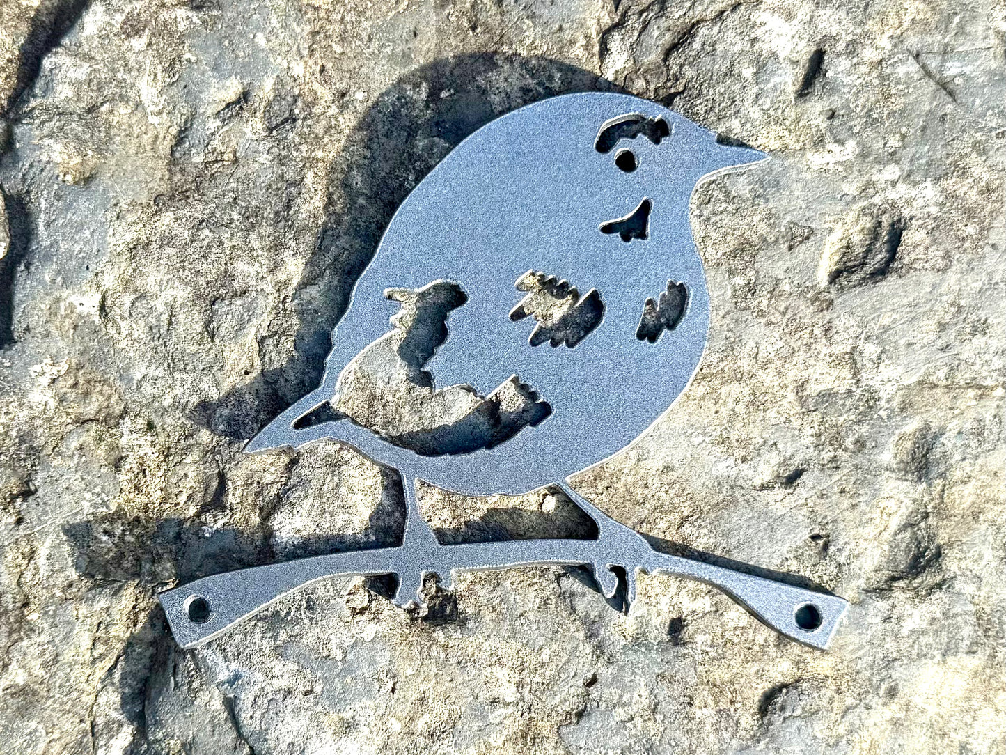 Robin Metal Yard Art, Robin Bird Art Garden Decor, Outdoor Metal Art, Metal Bird Sculpture Patio Decor, Bird Lover Gift