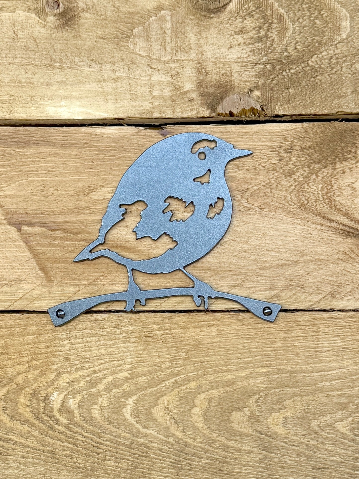 Robin Metal Yard Art, Robin Bird Art Garden Decor, Outdoor Metal Art, Metal Bird Sculpture Patio Decor, Bird Lover Gift
